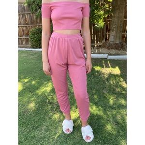 Two Piece Jogger Top and Pants Set